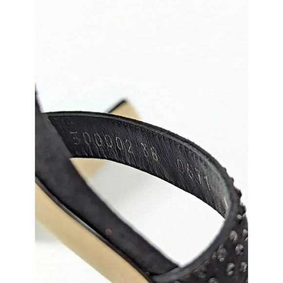 Giuseppe Zanotti Women's Vanilla Crystal Embellished Sandals Size 38 (MSRP $850) - Picture 10 of 12